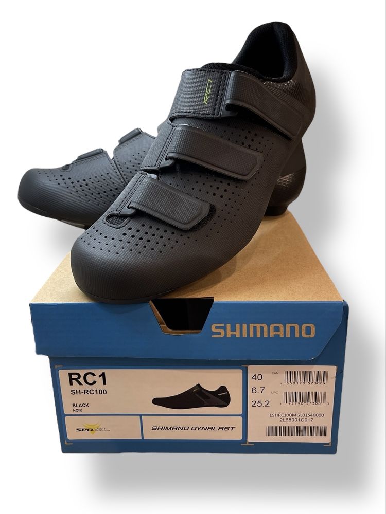 Buty rowerowe szosowe SHIMANO RC1 RC100 rozmiar 40 czarne FV / 053-037