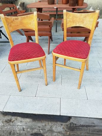 Stare krzesła PRL 2 szt