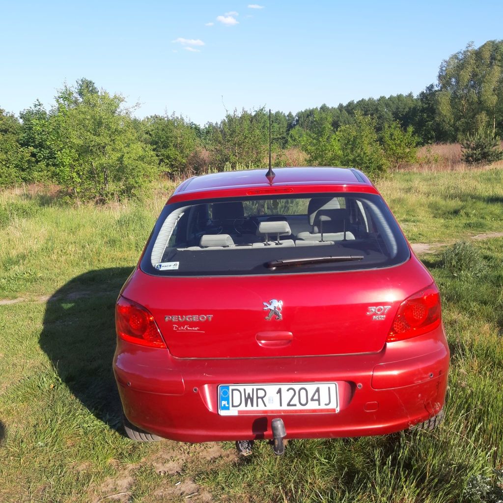 Peugeot 307 2.0HDI, II 2007r, 100 kW, poj. 1900cm³