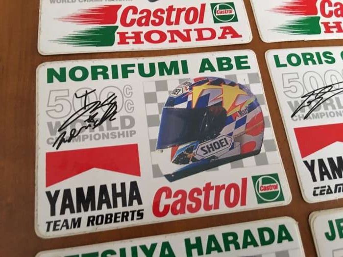 Autocolantes anos 80 / 90 yamaha honda Castrol