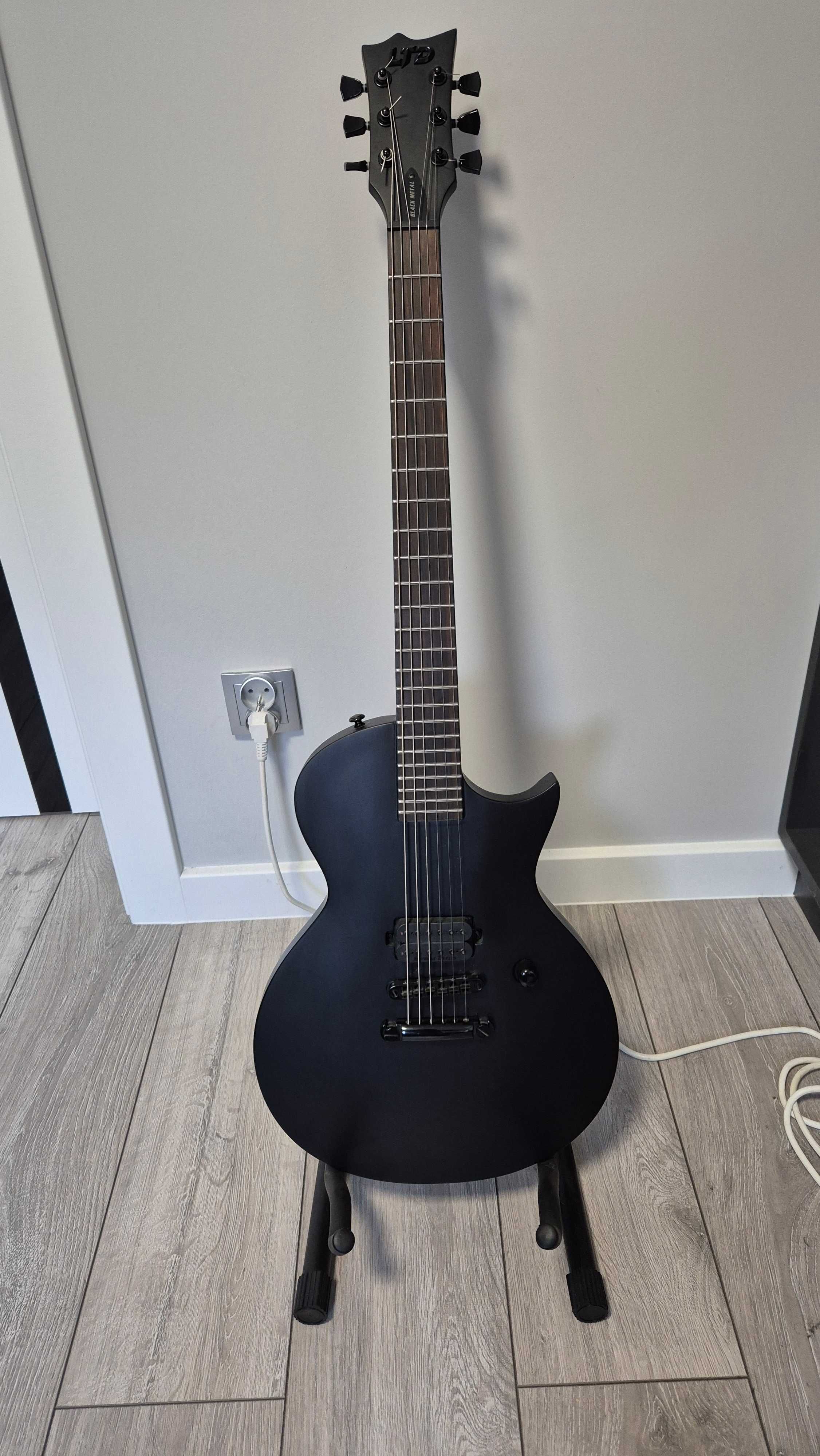 Gitara elektryczna ESP LTD EC-Black Metal BLKS STAN IDEALNY