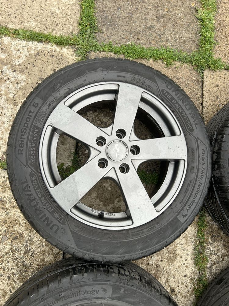 Jak Nowe Alufelgi Opel 16 5x110 astra zafira Opony Uniroyal 7-8mm 2021