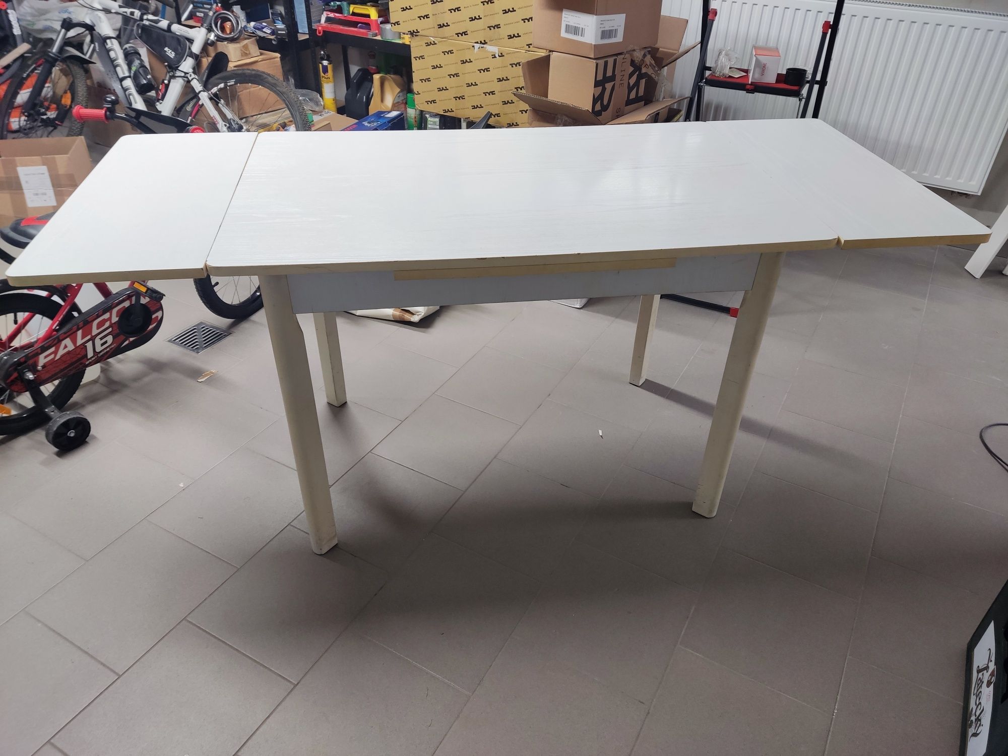 Stół rozkładany 110cm x70cm + 60cm dokładki