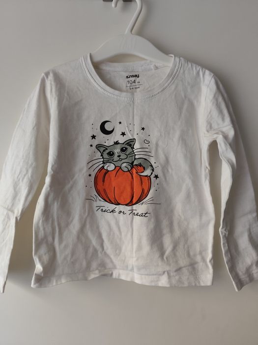 Koszulki T-shirty z długim rękawem dla dziewczynki Sinsay r. 104