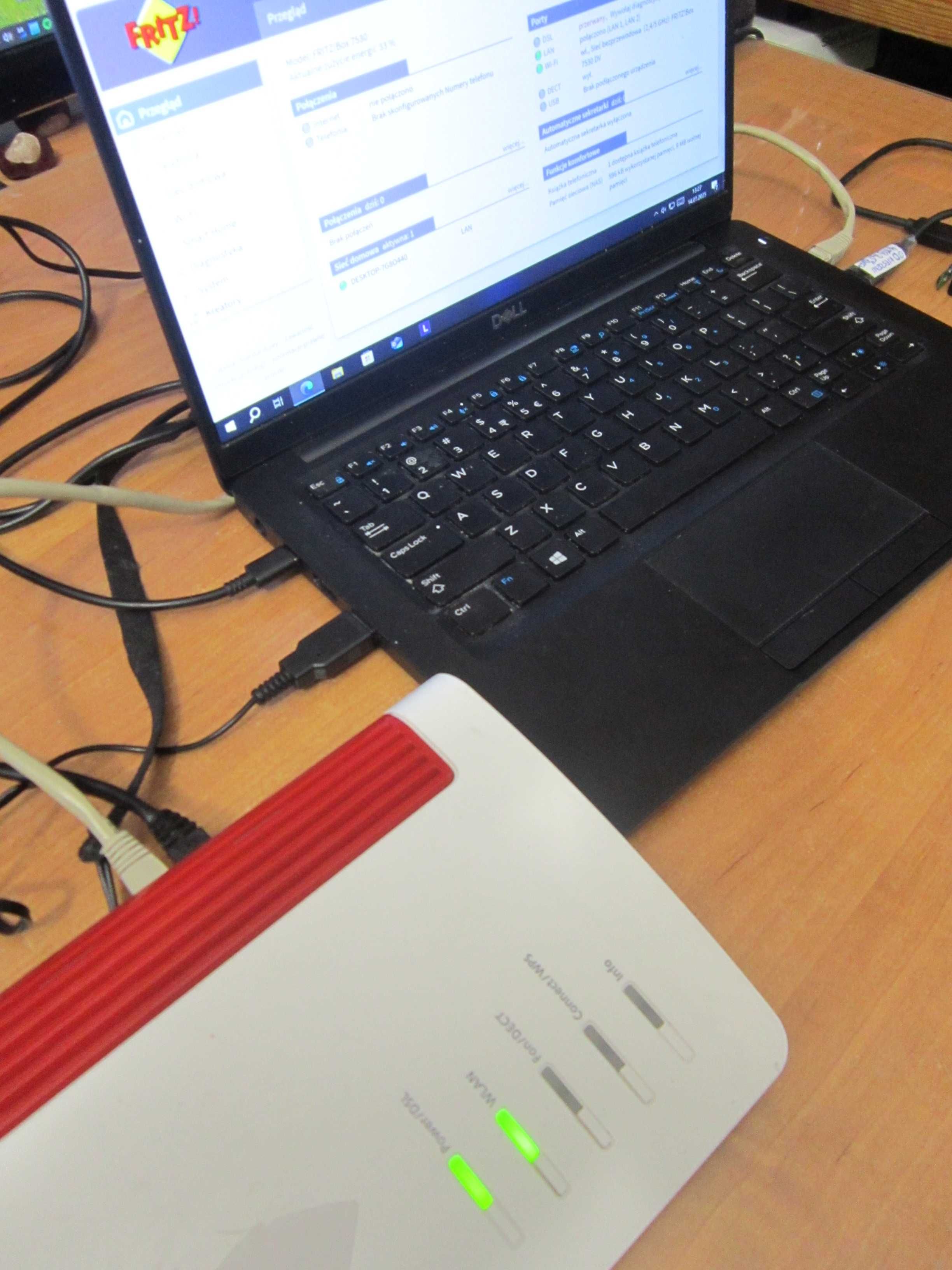 Router Fritz!Box 7530 menu PL Wi-Fi 5 AccessPoint Bridge Repeater