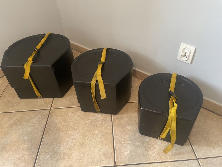 Zestaw pokrowców case Hardcase 12 14 16 perkusja tomy werbel