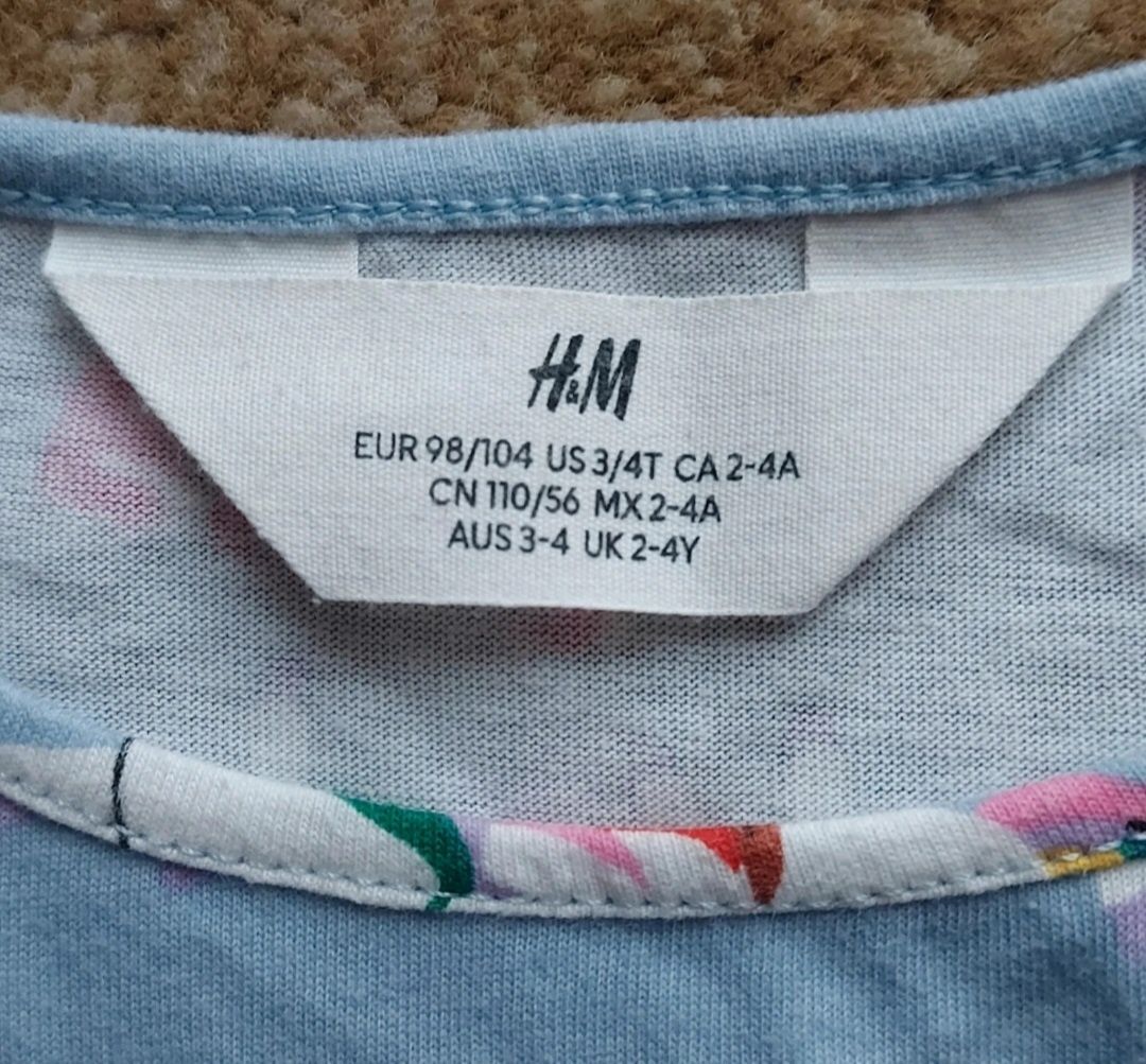 Bluzka / tunika H&M  rozm. 98/104