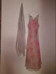 Vestido de cerimónia + echarpe