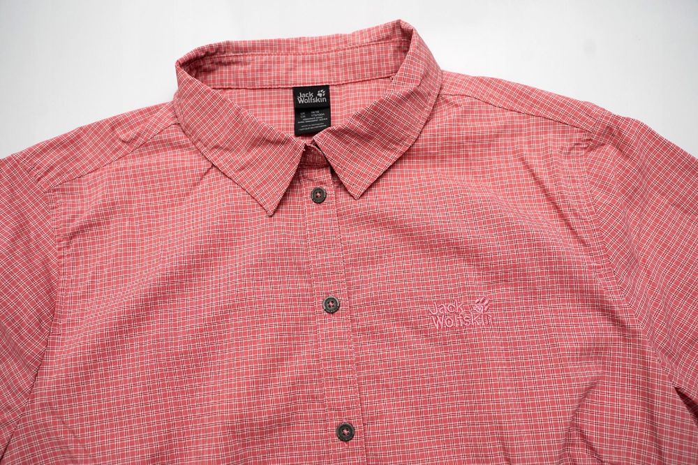 JACK WOLFSKIN Trekkingowa Łososiowa Koszula | UV Shield | L