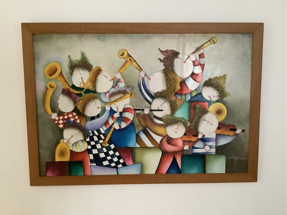 Tela a oleo 67x 96 cm