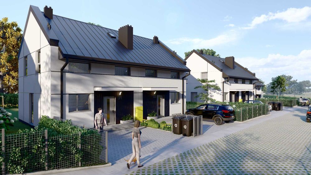 Bezczynszowy bliźniak z ogródkiem – 5 min od Białegostoku, pełne media