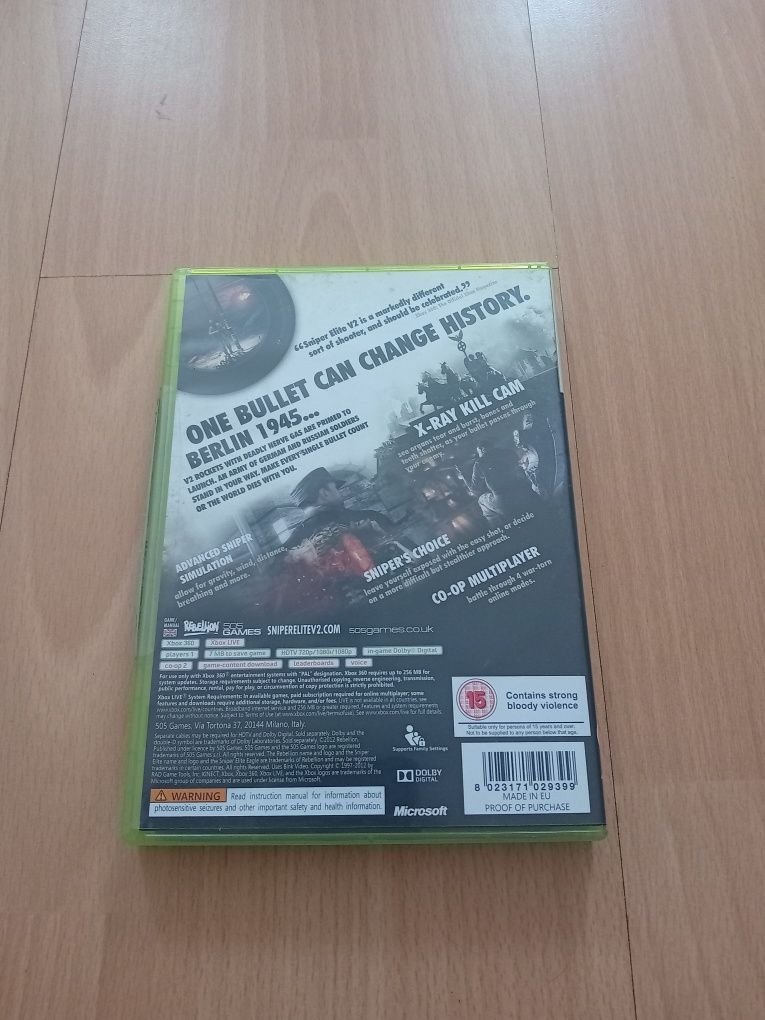 Gra sniper elite v2 xbox 360