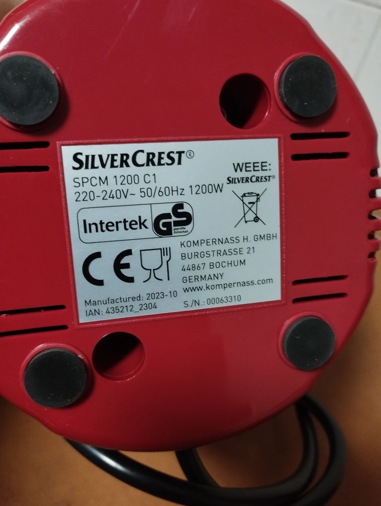 Maquina de pipocas Silvercrest