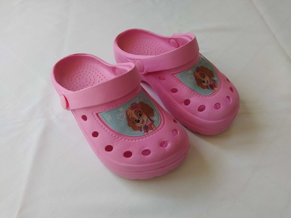 Buty Chodaki Klapki na lato / basen różowe Skye Psi Patrol 28/29