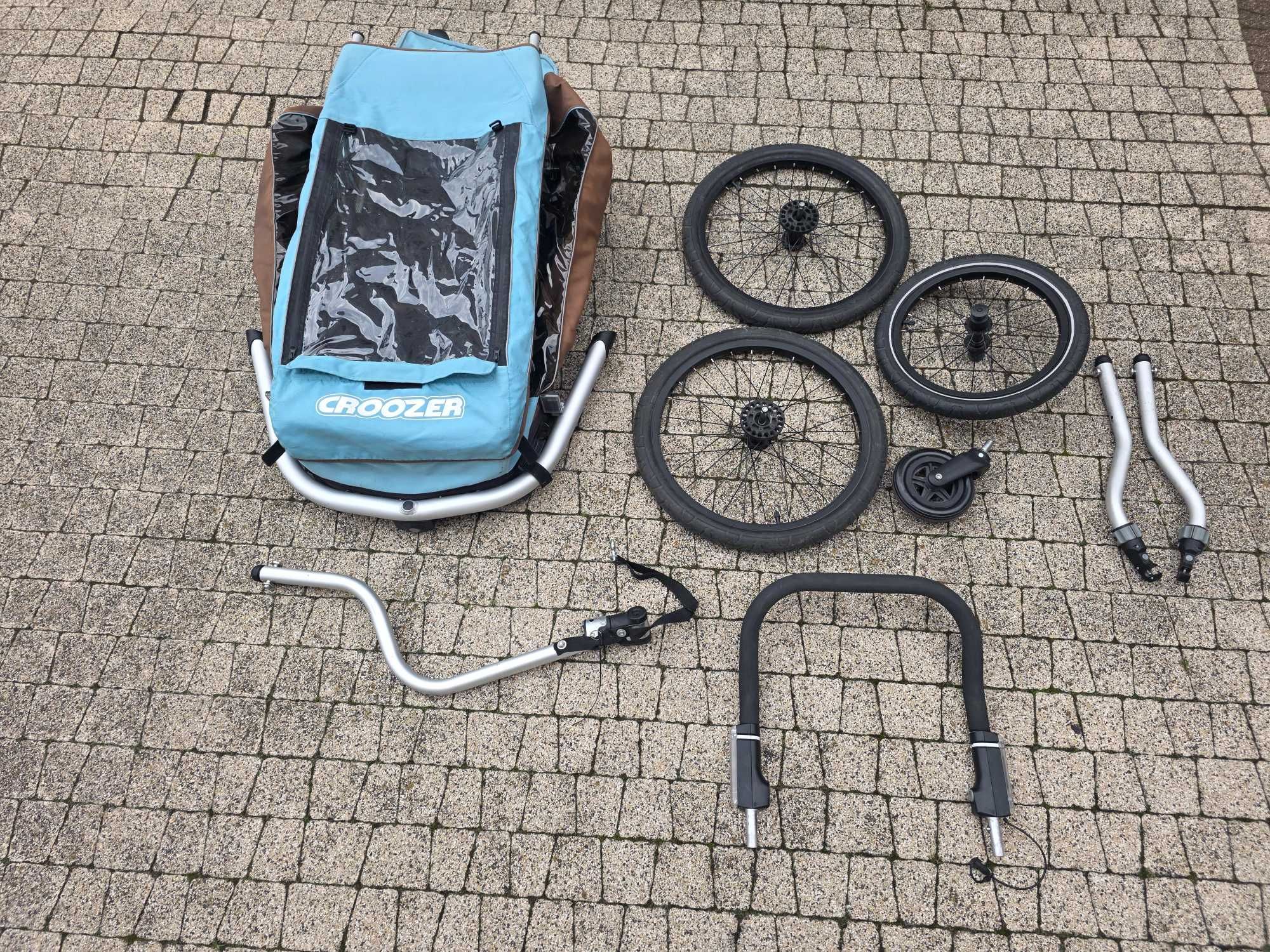 Przyczepka rowerowa Croozer Kid Plus for 1  (3 w 1, led, amortyzacja)