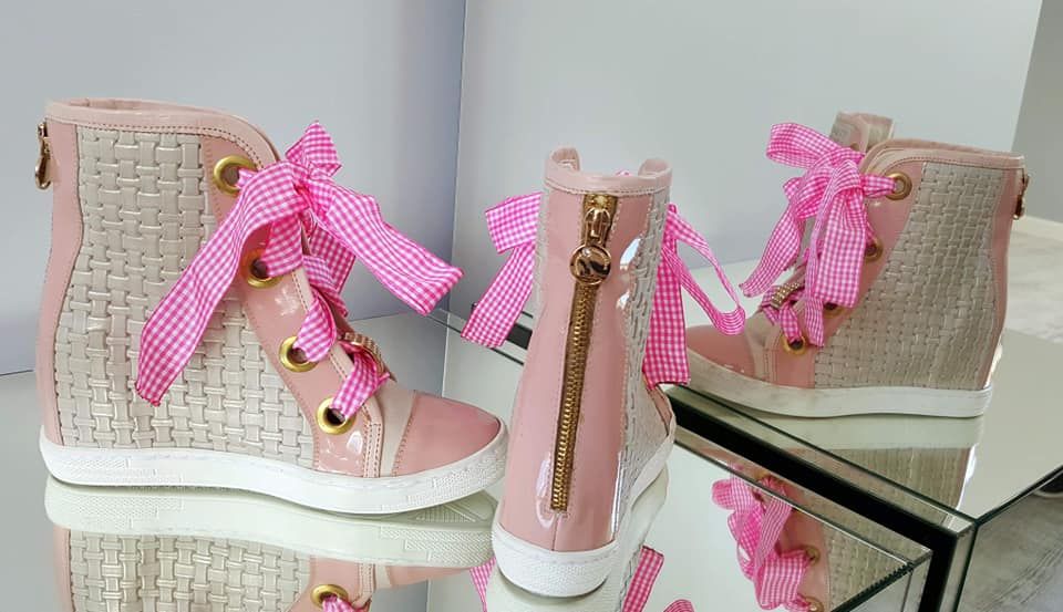 Elegancki buty sneakersy lakierowane wiosna 37 38 39