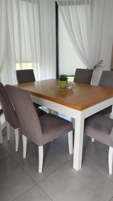 Zestaw stół + 6 krzeseł