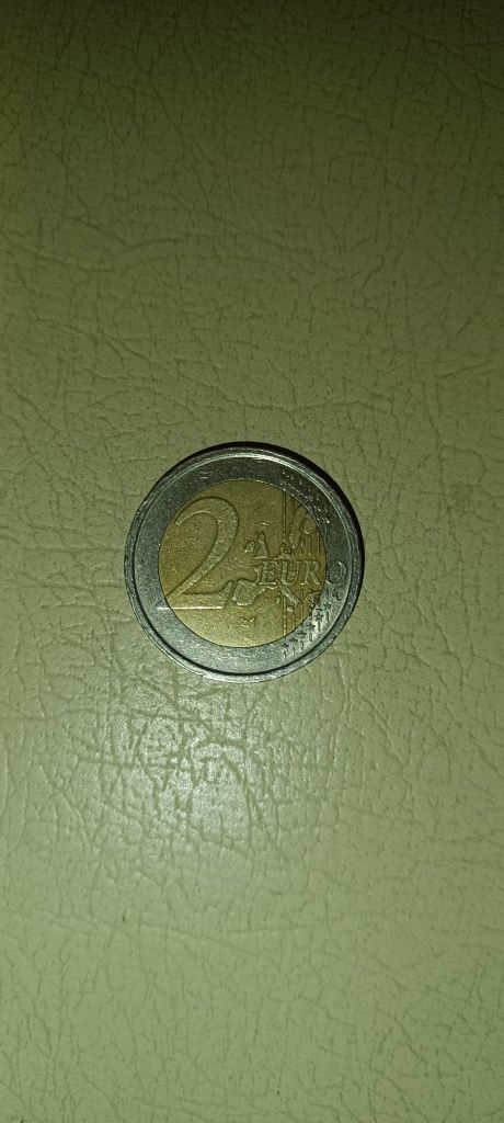 Moeda 2euros Itália muito rara
