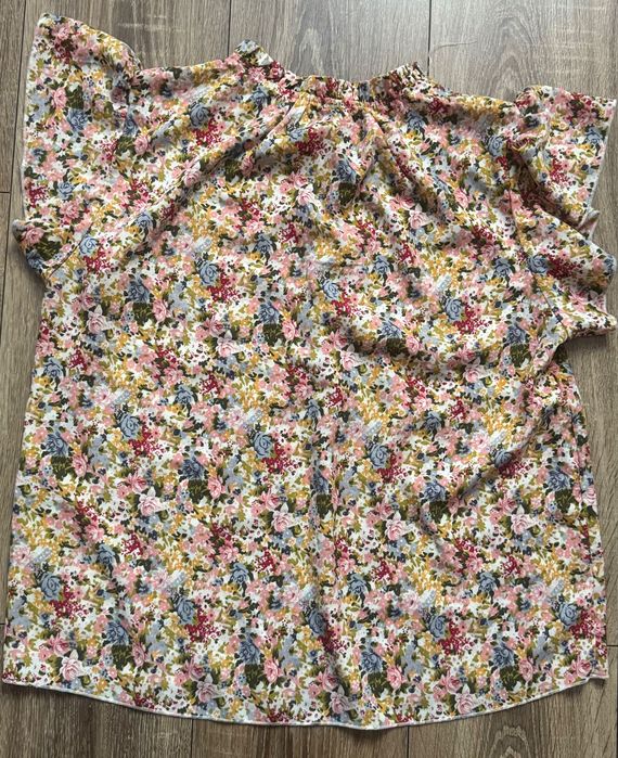 Bluzka w Kwiaty - Etno Boho Folk Style, Rozm. L