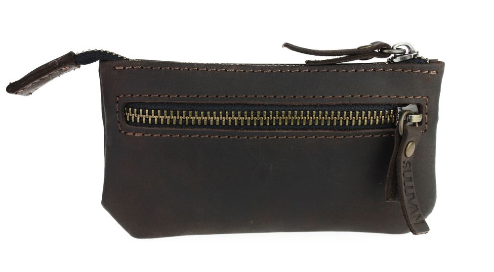 Ключниця шкіряна сумочка для ключів SULLIVAN k1(5.5) коричнева