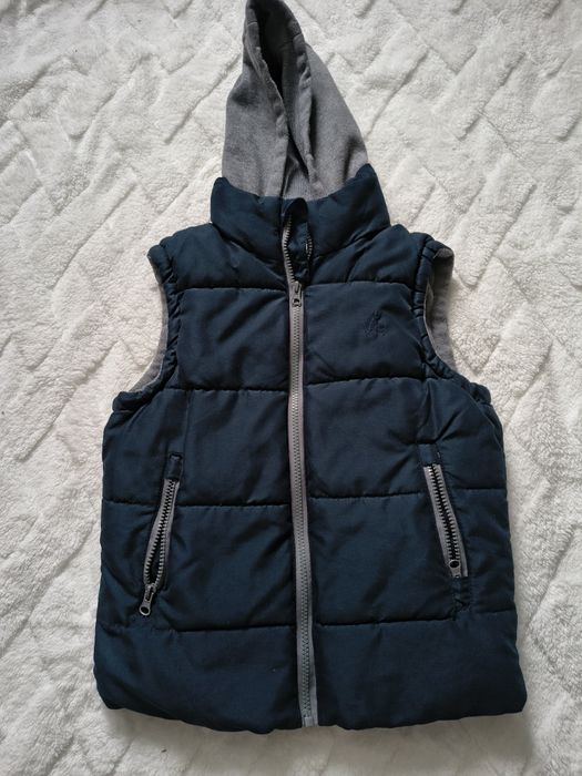 Granatowa kamizelka dla chłopca rozmiar 134