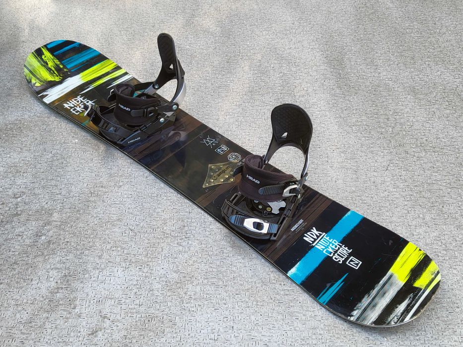 Ładny , juniorski NIDECKER SCORE 139 cm + wiązanie HEAD! serwis