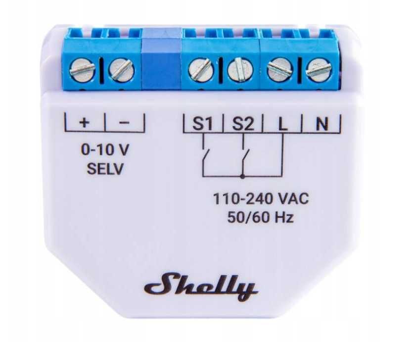 Shelly Inteligentny sterownik ściemniacz światła WiFi Bluetooth