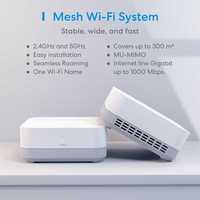 Sistema Wi-Fi Meross Whole Home Mesh, MMW120, pacote com 2 Routers