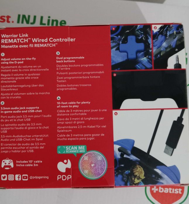 Comando para switch e PC Novo