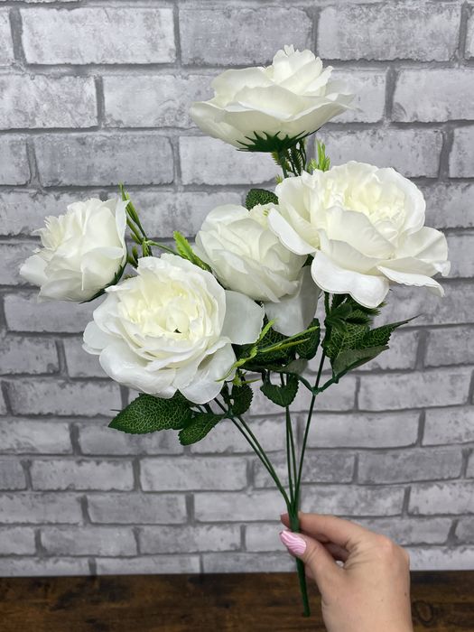 Bukiet 5 kwiatow, 2 kolory, kwiaty sztuczne