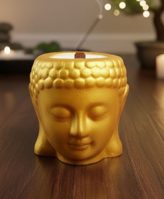 Ароматична соєва свічка будда 120мл, ідеальний подарунок, медитація.