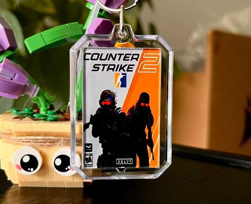 Breloczek Counter Strike 2 - okładka gry PC (dwustronna)