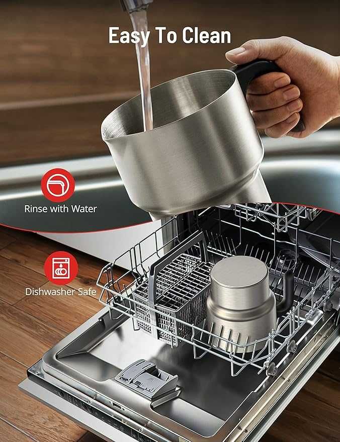 Spieniacz do mleka 4 w 1 i parownik, PARIS RHONE 500 ml 550W