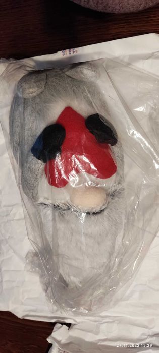 Krasnal z sercem 48cm