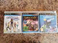 Zestaw 3 gier na konsole PS3 kontrolery Move