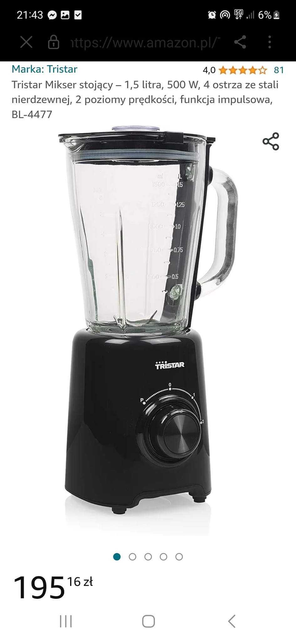 Blender Tristar BL 4477