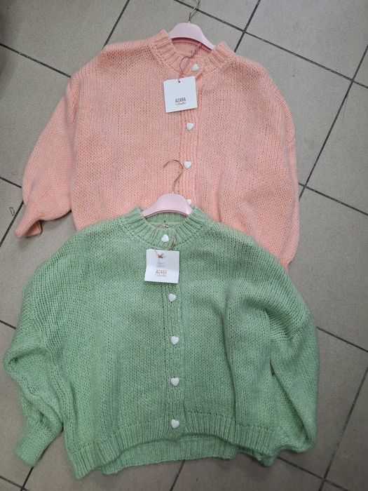 Sweter rozpinany Azara,oversizie