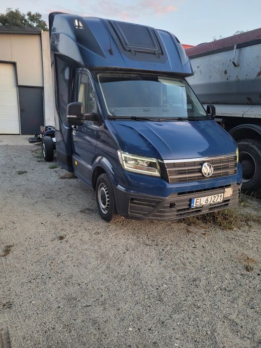 Vw crafter led webasto sypialka 2x laweta rama poduszki