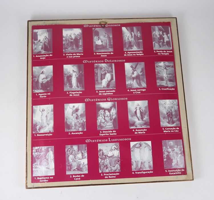 Conjunto de 20 medalhas - paixão de Cristo