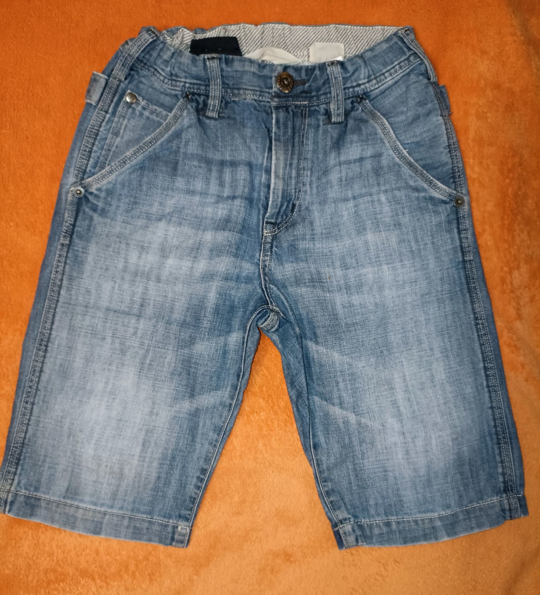 Джинсовые шорты для мальчика р.122-128см 7-8 лет