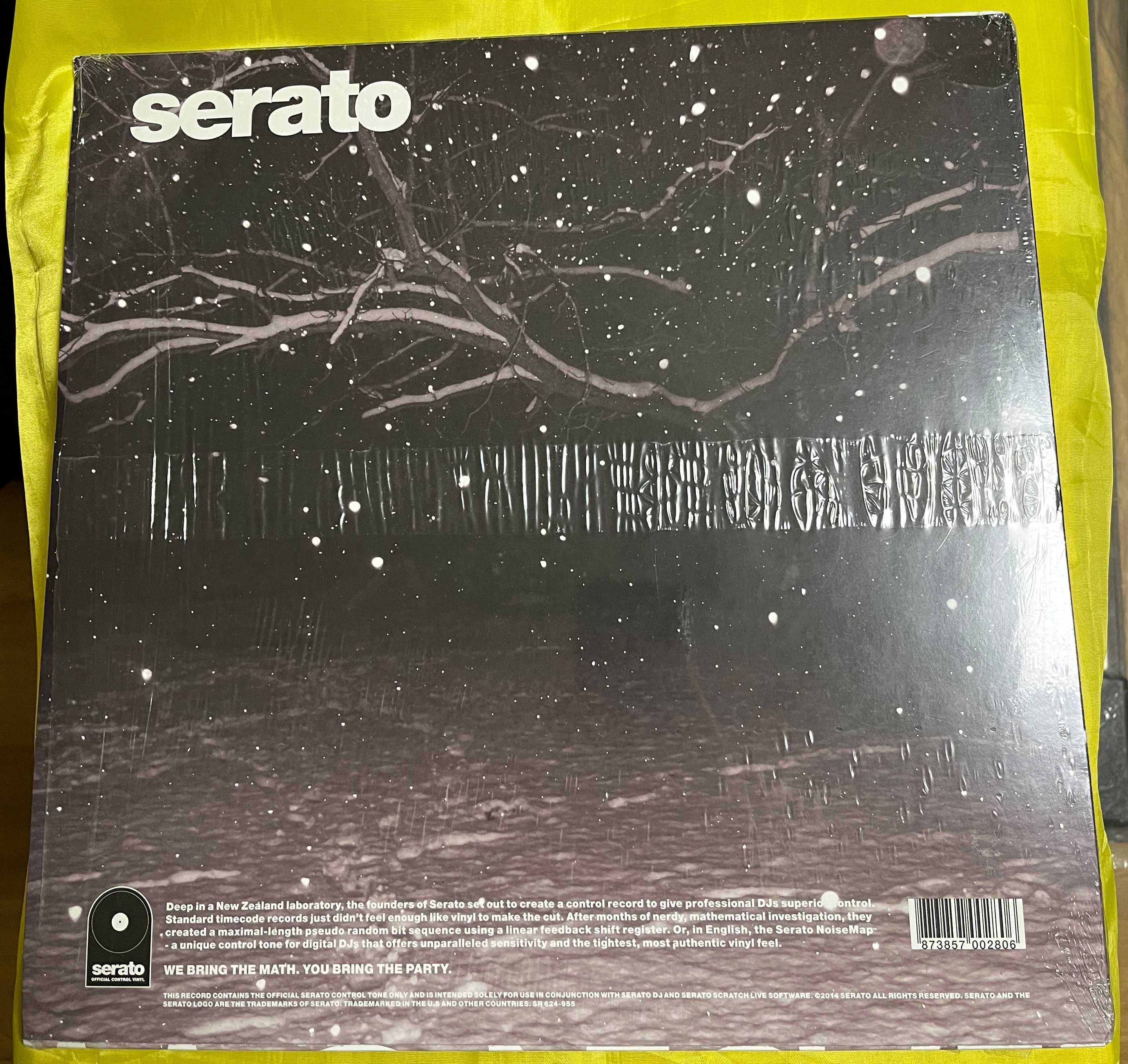 Платівки з таймкодом для Serato DJ (Black Snow, Limited Edition)