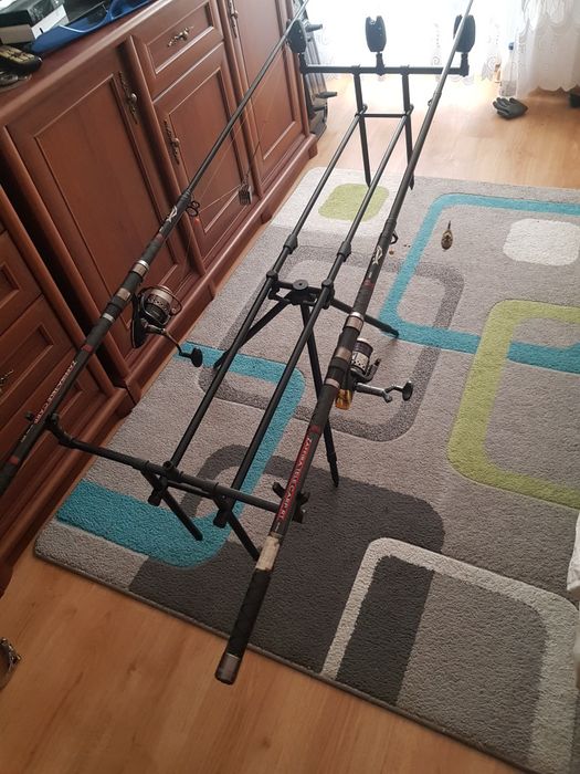 Rod Pod Stojak na 3 wędki firmy FL, stanowisko,