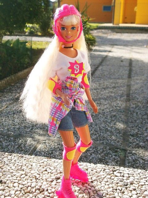 Barbie in-line skating bend & move 1995 | оригінал рідкісна барбі