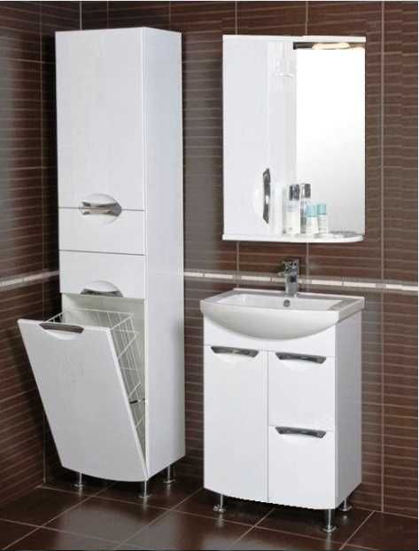 Керамічна раковина Церсаніт у комплекті з тумбою високої якості.