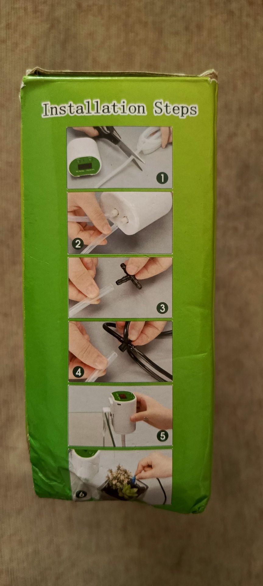 Automatyczny system nawadniania, zasilanie USB.
