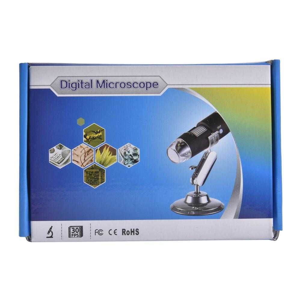 USB-микроскоп - OOTDTY, 1600X, электронный, цифровой с подставкой
