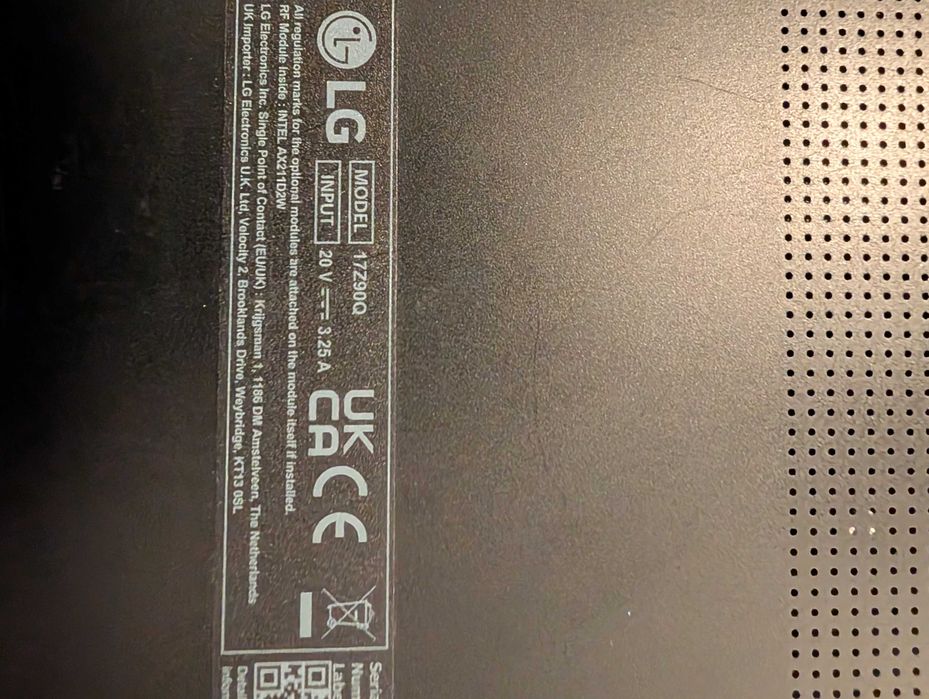 Laptop LG gram 17'' , SSD 1TB, 16GB, Intel® Core™ i5, 17Z90Q-G, czarny