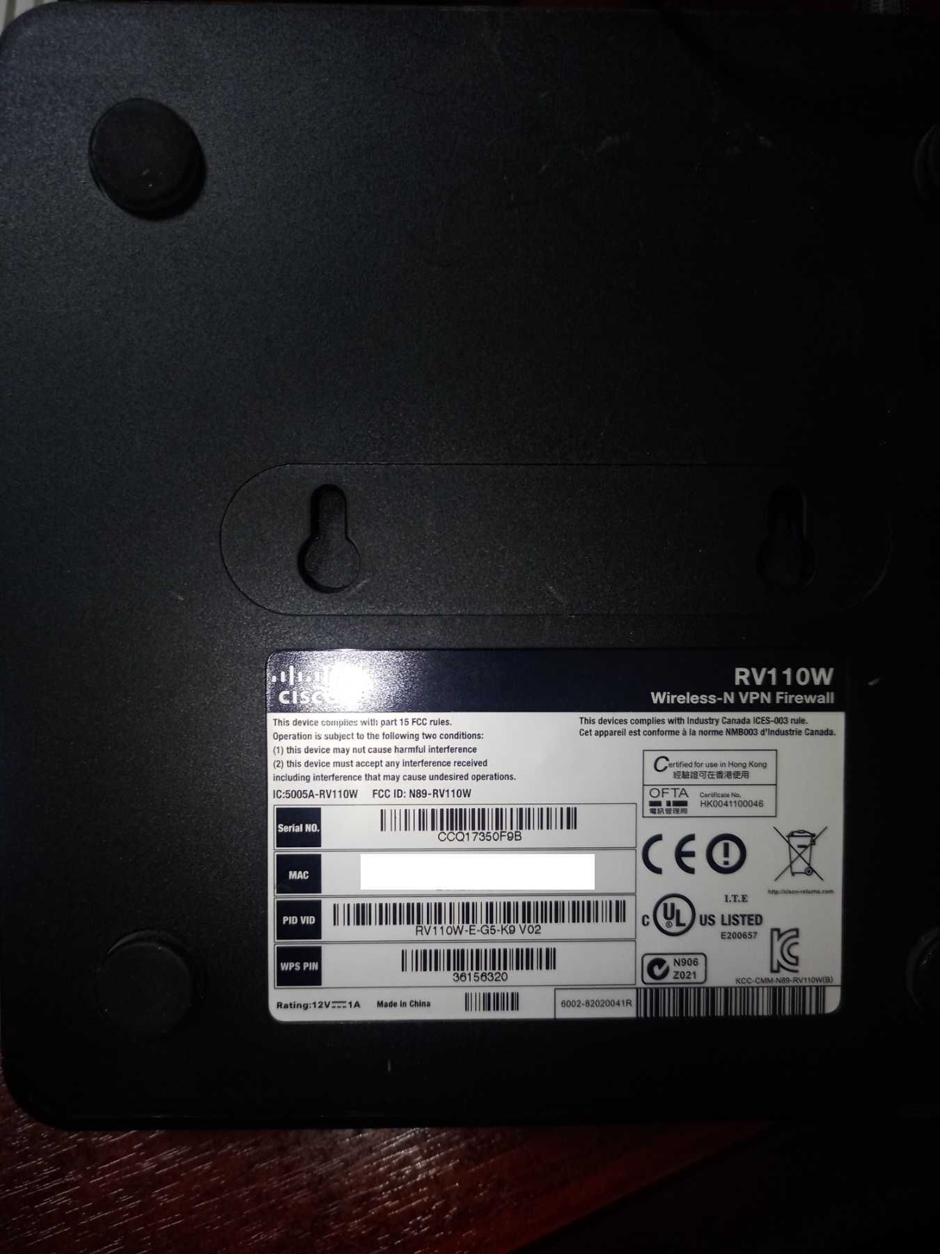 Продам Роутер Cisco RV110W