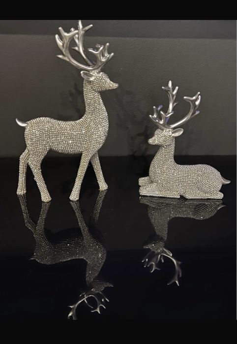 Zestaw świątecznych ozdób reniferki glamour jak Home&you