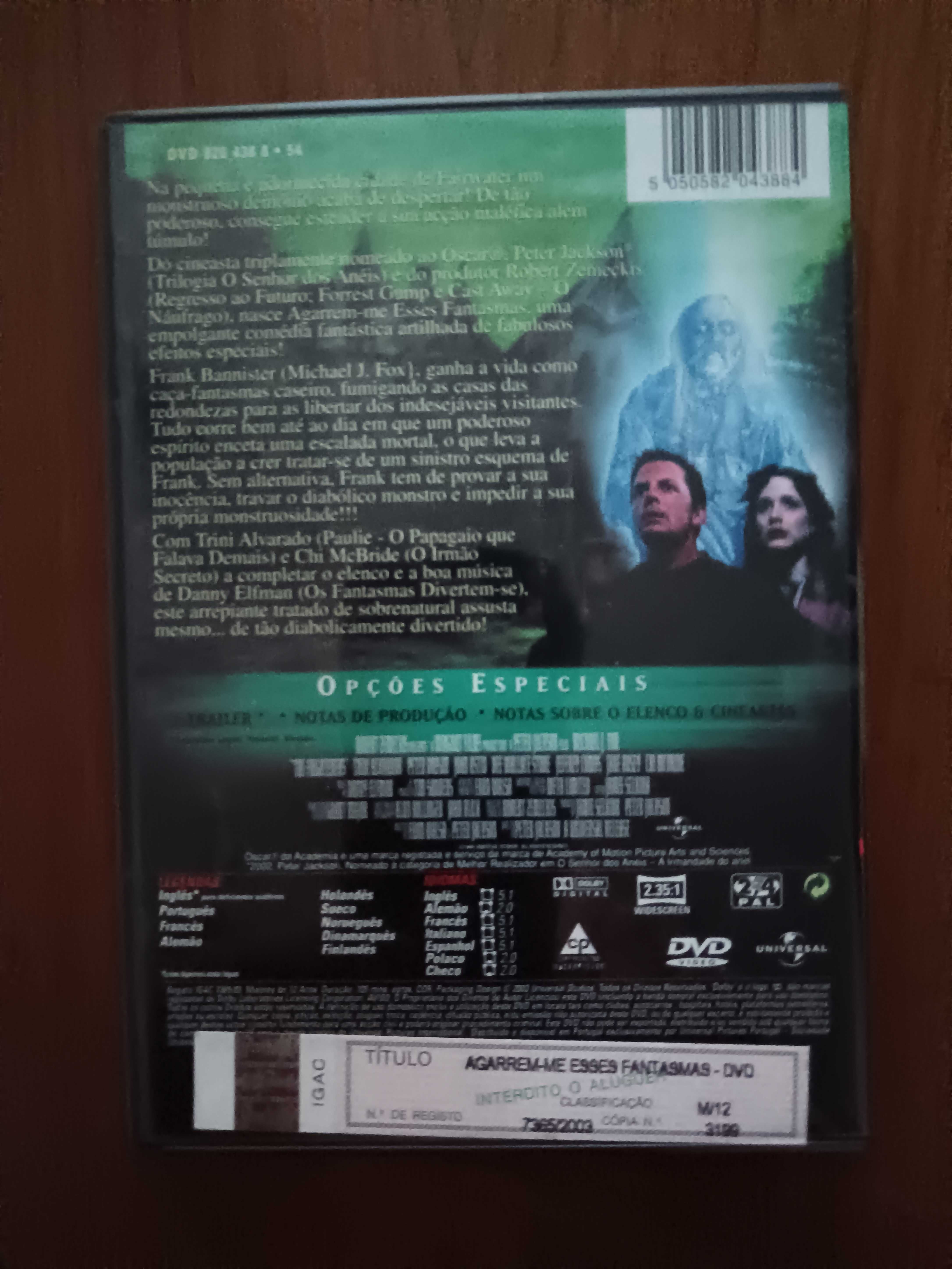 filme dvd original - agarrem esses fantasmas